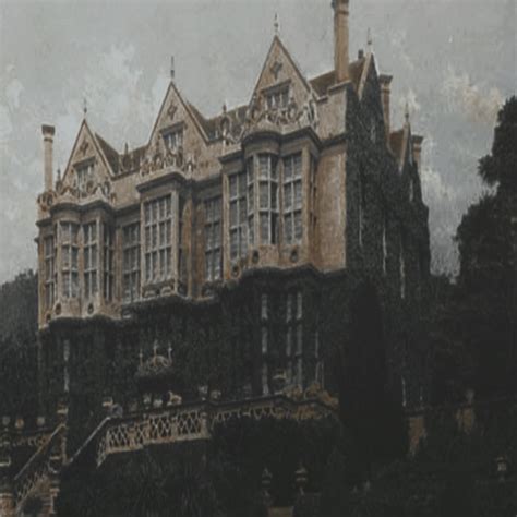 Ilustración de la Casa Riddle en ruinas en Little Hangleton