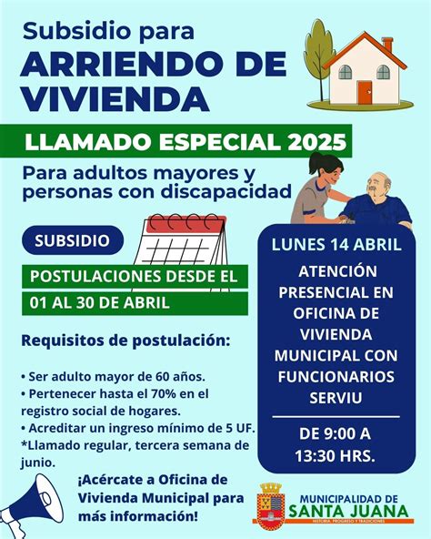 Infografía: Requisitos subsidio de arriendo para adultos mayores