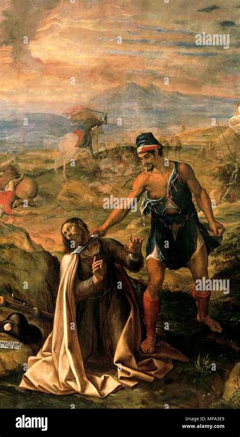 Pintura que representa el martirio de Eleazar el escriba