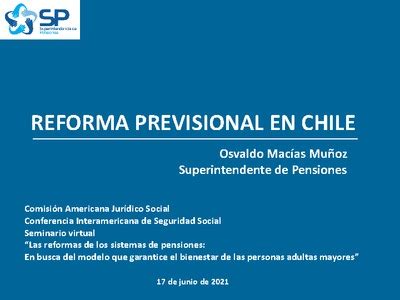 Infografía: Objetivos y pilares de la reforma previsional en Chile