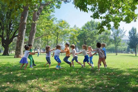 Fotografía de una escuela rural con niños jugando al aire libre, reflejando un entorno comunitario y tranquilo.