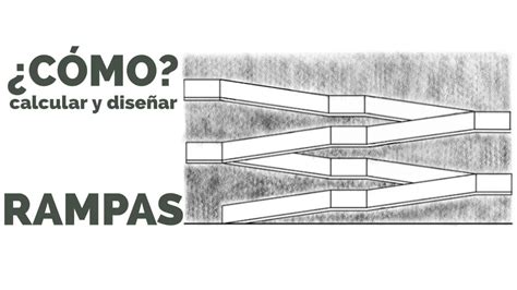 plano de rampa con dimensiones mínimas de ancho