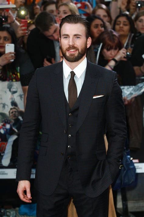 Chris Evans en una campaña de moda