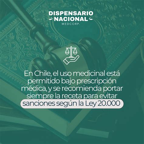 infografía sobre la Ley 20.000 y el uso medicinal del cannabis