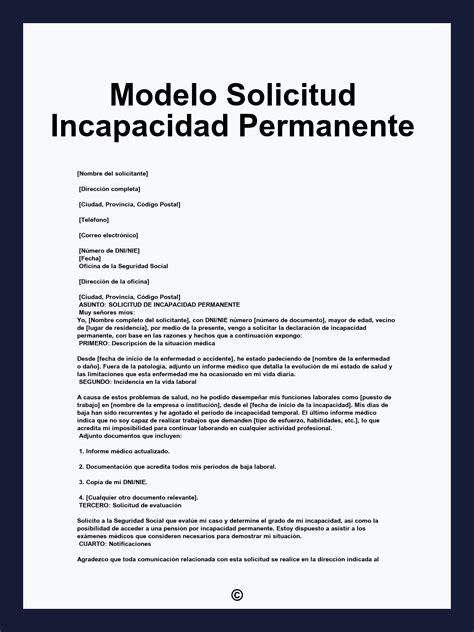 Esquema del proceso de solicitud y evaluación de la Incapacidad Permanente