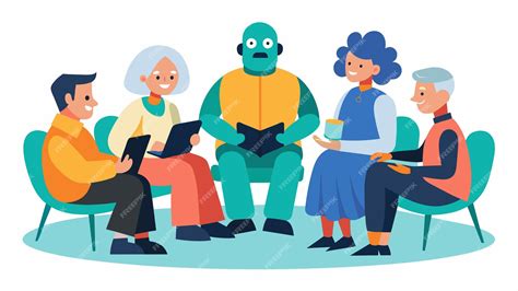 Ilustración: Personas mayores participando en una sesión de Educación Popular.