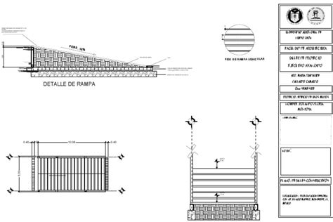 Detalle de la rampa autoalineable y el sistema de cierre de puerta de un elevador vertical
