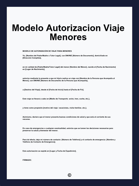 Fotografía: Ejemplos de documentos de viaje y autorización para menores