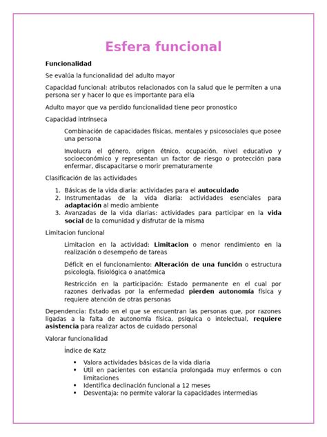 Infografía mostrando diferentes niveles de funcionalidad en adultos mayores, desde independiente hasta postrado.