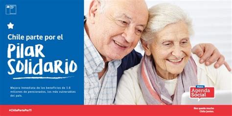 Infografía explicativa del Pilar Solidario y sus beneficios