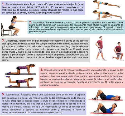 Infografía con ejemplos de ejercicios que combinan fuerza y aeróbicos para adultos mayores