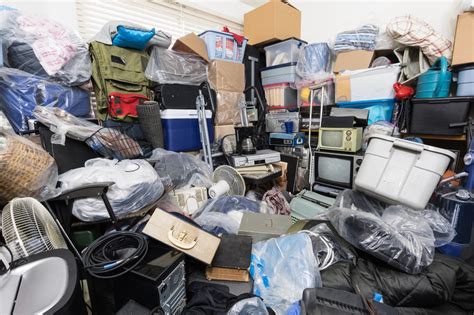 Fotografía de un hogar con acumulación excesiva de objetos