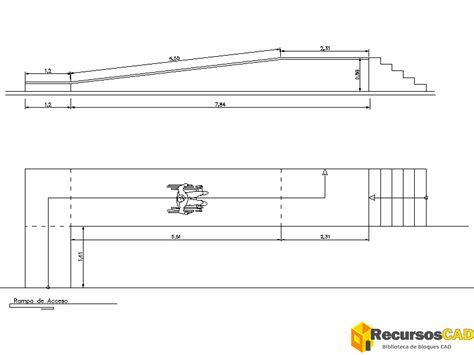 Esquema de un SUV con rampa de acceso y amplio interior