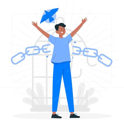Ilustración de elección y libertad de oportunidad