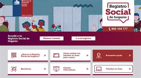 Imagen de los documentos necesarios para trámites con el Registro Social de Hogares