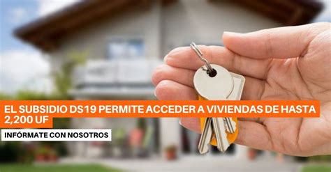 Infografía: Requisitos y beneficios del Subsidio DS19