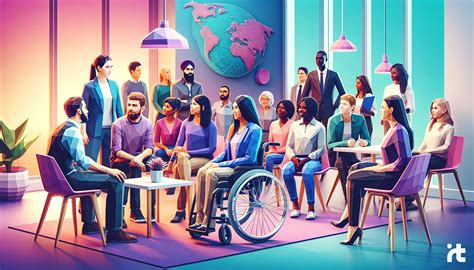 fotografía temática de diversidad e inclusión en un entorno sanitario