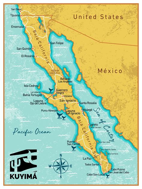 mapa de accesibilidad relativa y absoluta de localidades de Baja California
