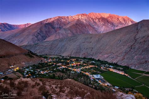 Foto panorámica del Valle de Elqui y Paihuano