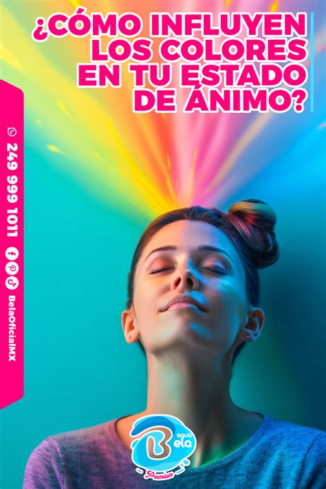 Infografía sobre cómo los colores vibrantes influyen positivamente en el estado de ánimo