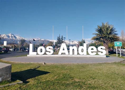 Plano histórico de la ciudad de Los Andes, Chile, mostrando el trazado urbano proyectado.