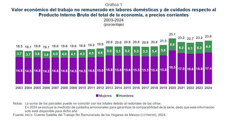 Gráfico: Distribución del valor económico del trabajo no remunerado por tipo de actividad