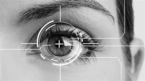 Ilustración de cómo funciona el seguimiento ocular para controlar un cursor en pantalla