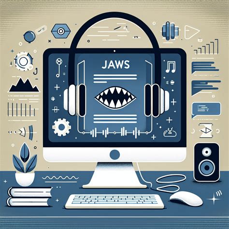 infografía sobre cómo un lector de pantalla como JAWS convierte texto a voz