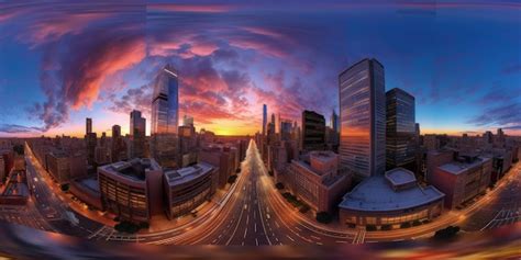 Foto panorámica de un paisaje canadiense con edificios modernos