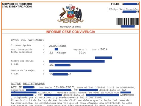 Diagrama de flujo para la acreditación del cese de convivencia según fecha de matrimonio
