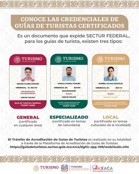 Guía de turismo mostrando su credencial