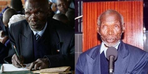 Foto de Kimani N'gan'ga Maruge con su uniforme escolar.