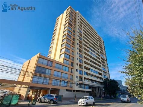 Foto aérea del centro de Talca con edificios residenciales
