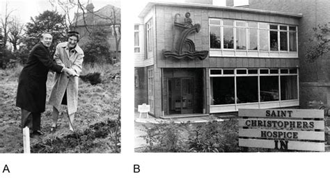 Foto histórica de Cicely Saunders y el St. Christopher's Hospice