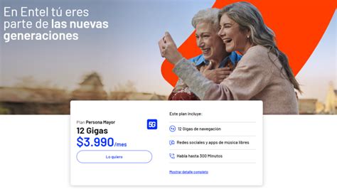 Infografía: Beneficios y estructura del Plan Persona Mayor Entel
