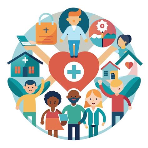 Esquema sobre la articulación intersectorial: conexión entre salud, protección social, vivienda y participación comunitaria para el bienestar del adulto mayor.
