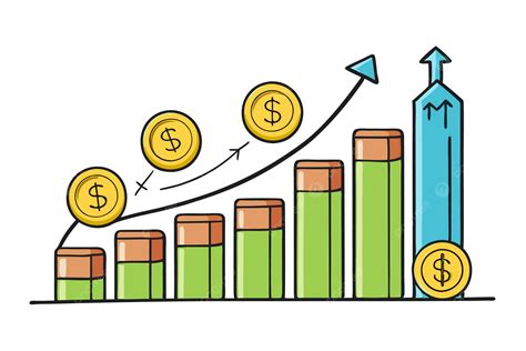 Gráfico de inversiones y monedas