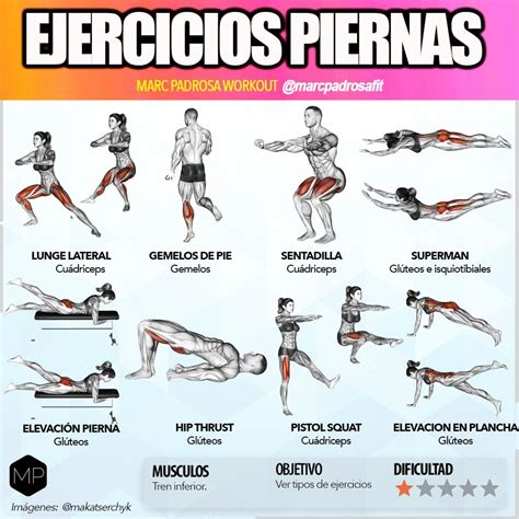 Esquema de ejercicios isométricos para pierna en cama
