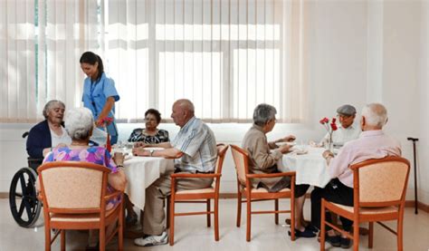 Esquema de las diferentes tipologías de residencias de ancianos y sus servicios asociados