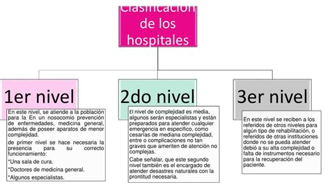 Esquema de niveles de atención en un hospital geriátrico
