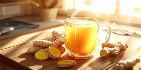 Foto: Jengibre y cúrcuma frescos para infusión