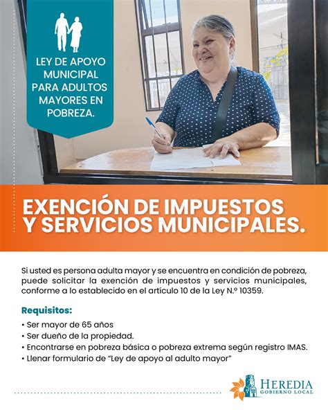 Infografía: requisitos y proceso para la exención de contribuciones para adultos mayores en Chile