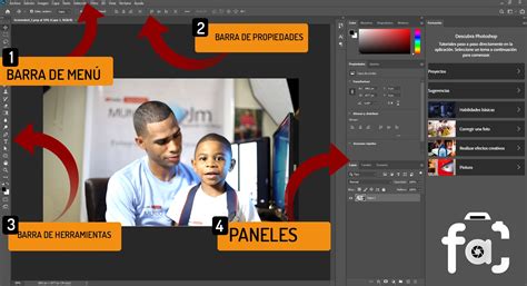 Diseño de interfaz de usuario de Adobe Photoshop con plantillas abiertas