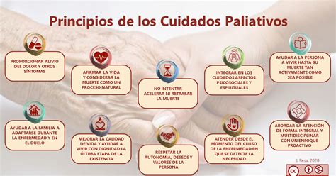 Infografía: Principios de los cuidados paliativos