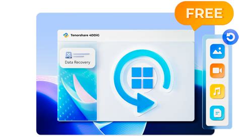 Interfaz de un software de recuperación de datos (ej. 4DDiG o Remo Recover Pro)