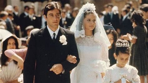 Foto de la boda de Michael Corleone y Apollonia Vitelli en la película 