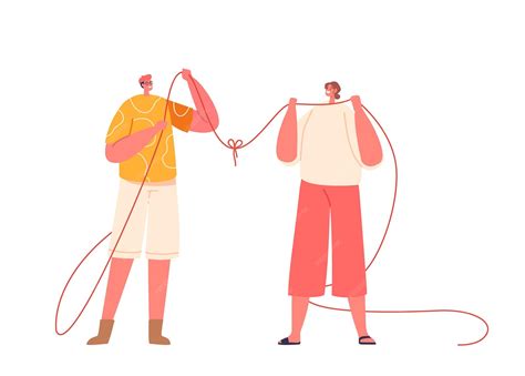 Ilustración de dos figuras unidas por un hilo de luz, simbolizando un vínculo permanente.