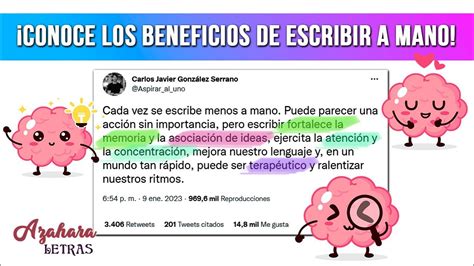 Infografía sobre los beneficios de escribir a mano para el cerebro