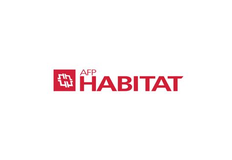 Edificio moderno o logo de AFP Habitat en un entorno financiero