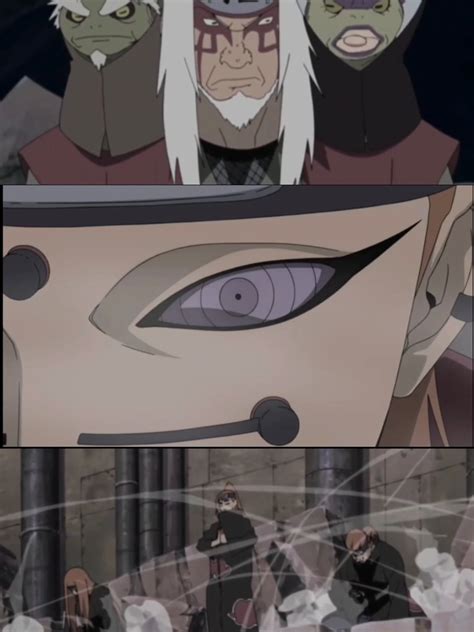 Infografía comparativa: Habilidades estándar de Jiraiya vs. Modo Ermitaño